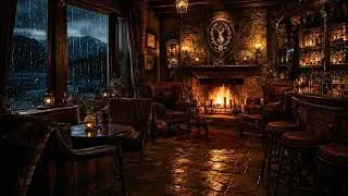 Thumbnail: Scottish Highland Pub Ambience 🔥🌧️ | Rainy Autumn Evening | Celtic Guitar & Fiddle | Sleep & Study