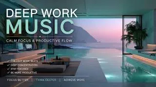Thumbnail: Deep Work Music | Calm Focus & Productive Flow ~ Chillout Work Beats for Deep Concentration