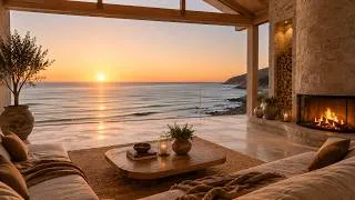 Thumbnail: Cozy Oceanfront Terrace 🌅 Fireplace & Ocean Waves