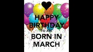 Thumbnail: MARCH BIRTHDAY BABIES 2025