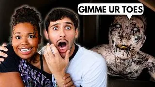 Thumbnail: ROBLOX HORROR GAMES HAVE OFFICIALLY GONE TOO FAR 💀 ft. Mya Angelise