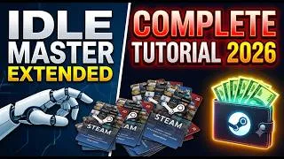 Thumbnail: How to Get Free Steam Trading Cards Fast! (Idle Master Extended Guide)