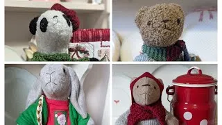 Thumbnail: Stitched by Mrs D 2026 Teddy bear advent information 