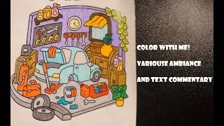 Thumbnail: Color WithMe realTime! Various ambiance music and text commentary also snippets me talking to myself