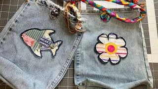 Thumbnail: Easy Bag Made From Jean Legs, #upcycling