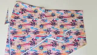 Thumbnail: Short kurti Cutting and stitching  | flared 6 panel Kurti cutting and stitching
