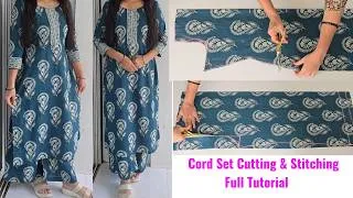 Thumbnail: Cord Set Cutting and Stitching  Full Tutorial| Trendy Cord set Cutting and stitching