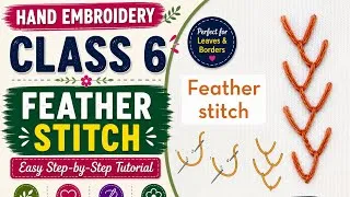 Thumbnail: Hand embroidery / Feather stitch