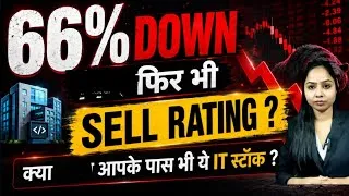 Thumbnail: 66 % down from its hight still sell ratings Why? Q1 | IT stocks