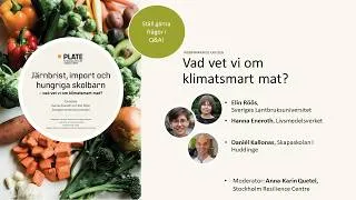 Thumbnail: 🍽️ PLATE-webbinarium: Järnbrist, import och hungriga skolbarn
