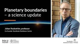 Thumbnail: Planetary boundaries – a science update by professor Johan Rockström (2026)