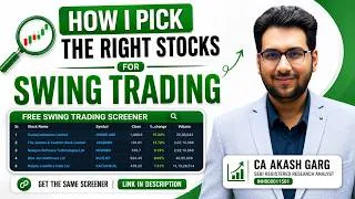 Thumbnail: How To Select Best Stocks For  Intraday & Swing Trading | Free Screener Included