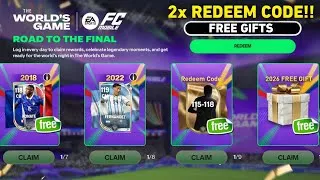 Thumbnail: CLAIM THESE NOW!! 2x REDEEM CODES + FREE ROAD TO FINAL GIFTS & MILESTONES REWARDS FC MOBILE 26!