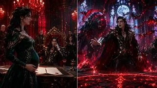 Thumbnail: She Came to Sign the Divorce — The Vampire King Froze Seeing Her 8 Months Pregnant