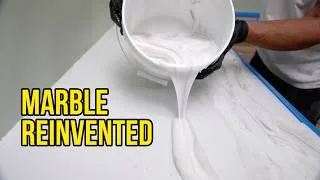 Thumbnail: DIY Bright White Marble Countertops That Won't Yellow