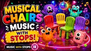 Thumbnail: Musical Chairs Music | Musical Chairs Music with stops | Music with Stops for Kids Parties & Play
