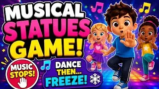 Thumbnail: Musical Statues Music That Stops By Itself | Freeze Dance Game