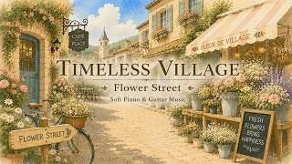 Thumbnail: A Peaceful Escape on Flower Street 🌸 | Relaxing Acoustic Vocals & Soft Piano