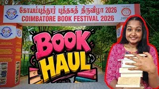 Thumbnail: My Coimbatore Book Fair 2026 Experience & Book Haul📚