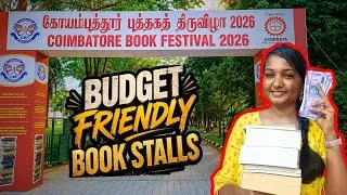Thumbnail: Books from ₹20–₹300?! 📚| Budget-Friendly Book Stalls @ Coimbatore Book Fair 2026