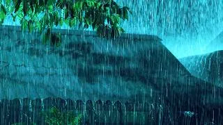 Thumbnail: Relieve & Goodbye Stress Instantly | Heavy Rain and Thunder on a Tin Roof | Relaxing White Noise