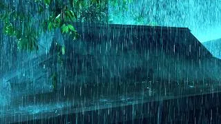 Thumbnail: Windy Rain and Thunder Sound - Heavy Rain with Thunder - Brown Noise With Rain & Thunder Sounds