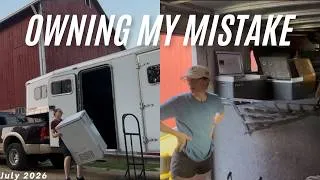 Thumbnail: Don't Repack a Horse Trailer Like This! | Reorganizing, Repacking, and Requestioning Life Choices