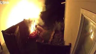 Thumbnail: Fearless Nude Man Puts Out Midnight Yard Fire