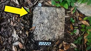 Thumbnail: Couple Found A Strange Gravestone In Their Backyard, But Its Origin Shocked Everyone