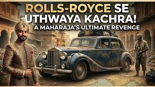 Thumbnail: जब भारतीय राजा ने Rolls-Royce से उठवाया कचरा! 😱 | Maharaja Jai Singh Revenge