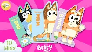Thumbnail: Meet Bluey's Sister, Mum & Dad! | Kids Books Read Aloud