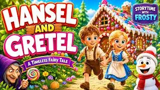 Thumbnail: Hansel and Gretel | The Witch’s Candy House! | Storytime with Frosty #bedtimestories