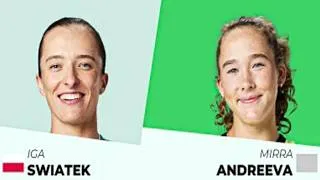 Thumbnail: Iga Swiatek vs Mirra Andreeva Highlights | Stuttgart 2026