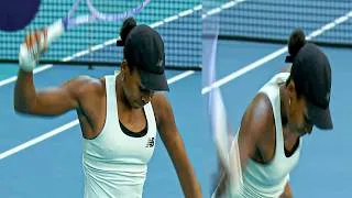Thumbnail: Angry Coco Gauff Hits Herself with Racket, All Coco’s Frustrated Scenes after Loss to Sabalenka