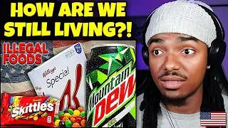 Thumbnail: AMERICAN REACTS to American Foods That Are Banned In Other Countries