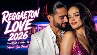 Thumbnail: MALUMA x ROSALÍA – Eclipse de Amor 🌑 | Romantic Latin Reggaeton Mix