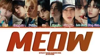 Thumbnail: [AI COVER] Stray Kids - “MEOW” (Original by MEOVV)