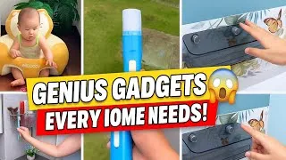 Thumbnail: Genius Gadgets Every Home Needs! 🤯 Baby Seat to Bathroom Hacks You Didn’t Know Existed!"#gadgets