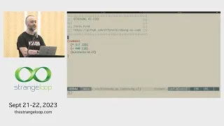 Thumbnail: "Birdsong as code" by Chris Ford (Strange Loop 2023)
