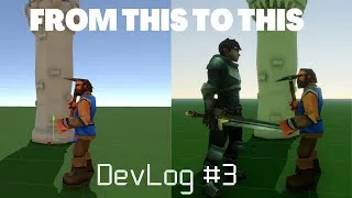 Thumbnail: First Hero of the game - PostProcessing effects Devlog #3