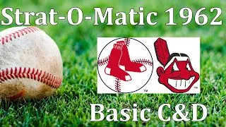 Thumbnail: 1962 Red Sox @ Indians - Strat-O-Matic Basic C&D - 4/17/62