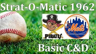 Thumbnail: 1962 Mets vs. Pirates - Strat-O-Matic Baseball Basic C&D - 4/15/1962