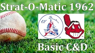 Thumbnail: Strat-O-Matic Basic C&D - Washington Senators @ Cleveland Indians - 1962 Replay