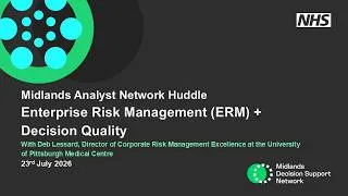 Thumbnail: MAN: Enterprise Risk Management (ERM) + Decision Quality - 23.07.26