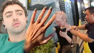 Thumbnail: Mizkif On MAYA's Engagement | Mexican Andy Harasses Woman, Gets BANNED