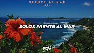Thumbnail: Beéle - frente al mar [video lyrics + letra]