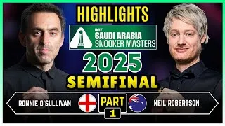 Thumbnail: Ronnie O'Sullivan vs Neil Robertson Highlights | Saudi Arabia Snooker Masters 2025 Final