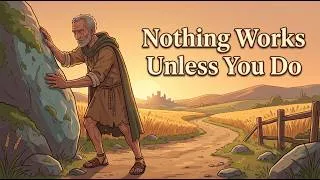 Thumbnail: Nothing Will Work Unless You Do | The King and the Boulder – An Inspirational Moral Story