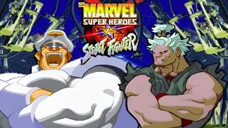 Thumbnail: M. Bison & Akuma Team Playthrough - Marvel Super Heroes vs. Street Fighter (Arcade / 1997) 4K 60FPS