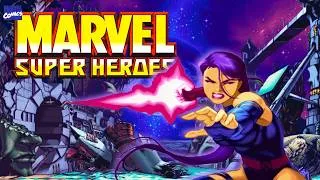Thumbnail: Psylocke Complete Story & Ending - Marvel Super Heroes (Arcade / 1995) 4K 60FPS